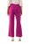 Ulla Popken 813306 Pantalon de tailleur large à taille élastique Magenta - Pantalons en tissu - Pantalons fluides femme grande taille