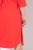 Ulla Popken 815217 Robe chemise trapèze à ceinture à nouer Rose - Robes midi - Robes midi grande taille