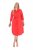 Ulla Popken 815217 Robe chemise trapèze à ceinture à nouer Rose - Robes midi - Robes midi grande taille