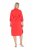 Ulla Popken 815217 Robe chemise trapèze à ceinture à nouer Rose - Robes midi - Robes midi grande taille