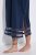 Ulla Popken 815333 Chemise de nuit Bleu marine - Chemises de nuit - 