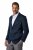 JP1880 815431 Blazer avec doublure partielle légère Bleu marine - Costumes - Costumes grandes tailles 