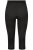 Ulla Popken 815580 Legging collant 3/4 avec protection des cuisses 80 den Noir - Collants & chaussettes - 