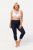 Ulla Popken 815580 Legging collant 3/4 avec protection des cuisses 80 den Bleu marine - Collants & chaussettes - 