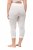 Ulla Popken 815580 Legging collant 3/4 avec protection des cuisses 80 den Blanc - Collants & chaussettes - 