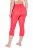 Ulla Popken 815580 Legging collant 3/4 avec protection des cuisses 80 den Rouge clair - Collants & chaussettes - 