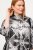 Ulla Popken 816673 Blazer oversize en jacquard manches 3/4 Noir - Blazers - Blazers grande taille pour femme