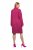 Ulla Popken 816744 Manteau croisé effet laine Rose - Manteaux - Manteaux femme grande taille