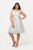 Ulla Popken 817135 Robe de soirée Blanc cassé - Robes de soirée - Robes de soirée grande taille