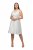 Ulla Popken 817135 Robe de soirée Blanc cassé - Robes de soirée - Robes de soirée grande taille