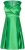 Ulla Popken 817135 Robe de soirée trapèze à col V Vert - Robes de soirée - Robes de soirée grande taille