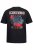 JP1880 Scorpions Blackout Graphic Comfort Fit Band T-Shirt Black - T-shirts - T-shirts Homme Grande Taille