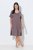 Ulla Popken 819289 Chemise de nuit à manches courtes lot de 2 Marron - Chemises de nuit - 