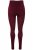 Ulla Popken 819652 Legging collant thermique Bordeaux - Collants & chaussettes - 