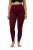 Ulla Popken 819652 Legging collant thermique Bordeaux - Collants & chaussettes - 