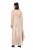 Ulla Popken 820341 Robe en satin sans manches Taupe - Robes de soirée - Robes de soirée grande taille