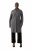 Ulla Popken 820516 Manteau en laine Gris chiné - Manteaux - Manteaux femme grande taille