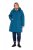 Ulla Popken 821495 Manteau technique Pétrole - Manteaux - Manteaux femme grande taille