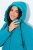 Ulla Popken 821495 Manteau technique Turquoise - Manteaux - Manteaux femme grande taille