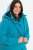 Ulla Popken 821495 Manteau technique Turquoise - Manteaux - Manteaux femme grande taille