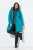 Ulla Popken 821495 Manteau technique Turquoise - Manteaux - Manteaux femme grande taille