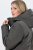 Ulla Popken 821737 Parka matelassée HYPRAR à capuche Gris foncé chiné - Vestes - Vestes femme grande taille