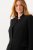 Ulla Popken 823318 Blazer à col montant Noir - Blazers - Blazers grande taille pour femme
