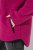 Ulla Popken 823371 Veste teddy à capuche et poches matelassées Fuchsia - Vêtements en laine polaire - 