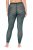 Ulla Popken 823383 Legging collant à pois Vert olive - Collants & chaussettes - 