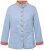 Ulla Popken 823538 Blazer en lin mélangé à col montant Bleu clair - Blazers - Blazers grande taille pour femme
