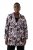 Ulla Popken 823967 Blazer fleuri en jacquard manches 3/4 Noir - Blazers - Blazers grande taille pour femme