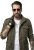 JP1880 Field Jacket with Badges Vintage Look TALL Moss Green - TALL vestes - Vestes TALL pour hommes grands