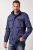 JP1880 Field Jacket with Badges Vintage Look Light Azure Blue - Vestes - Vestes Homme Grandes Tailles