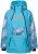 Ulla Popken 824429 Veste de ski marbrée à triple fonction Bleu - Vêtements de ski - 