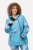 Ulla Popken 824429 Veste de ski marbrée à triple fonction Bleu - Vêtements de ski - 