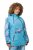 Ulla Popken 824429 Veste de ski marbrée à triple fonction Bleu - Vêtements de ski - 