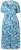 Ulla Popken 824966 Robe chemise fleurie Bleu marine - Robes chemise - 