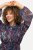 Ulla Popken 824976 Robe imprimée Bleu marine - Robes midi - Robes midi grande taille