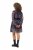 Ulla Popken 824976 Robe imprimée Bleu marine - Robes midi - Robes midi grande taille