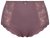 Ulla Popken 825788 Culottes taille haute en dentelle Marron - Culottes - 