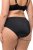 Ulla Popken 825790 Culottes à fleurs en dentelle Noir - Culottes - 