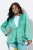 Ulla Popken 826161 Blazer texturé Vert - Blazers - Blazers grande taille pour femme
