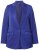 Ulla Popken 826161 Blazer texturé à poches à rabat Bleu marine - Blazers - Blazers grande taille pour femme