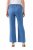 Ulla Popken 826163 Pantalon de tailleur large Bleu denim - Pantalons en tissu - Pantalons fluides femme grande taille
