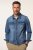 JP1880 826234 Veste en jean à poches poitrine Bleu denim - Vestes - Vestes Homme Grandes Tailles