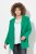 Ulla Popken 826487 Blazer oversize à poches à rabat Vert émeraude - Blazers - Blazers grande taille pour femme