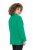 Ulla Popken 826487 Blazer oversize à poches à rabat Vert émeraude - Blazers - Blazers grande taille pour femme