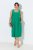 Ulla Popken 827908 Robe en jersey sans manches Vert - Robes en jersey - 