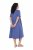 Ulla Popken 827920 Robe en jersey à manches courtes Bleu - Robes en jersey - 