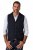 JP1880 828736 Gilet en tweed à dos tricoté Bleu marine - Costumes - Costumes grandes tailles 
